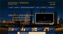 Desktop Screenshot of lennoncwright.com